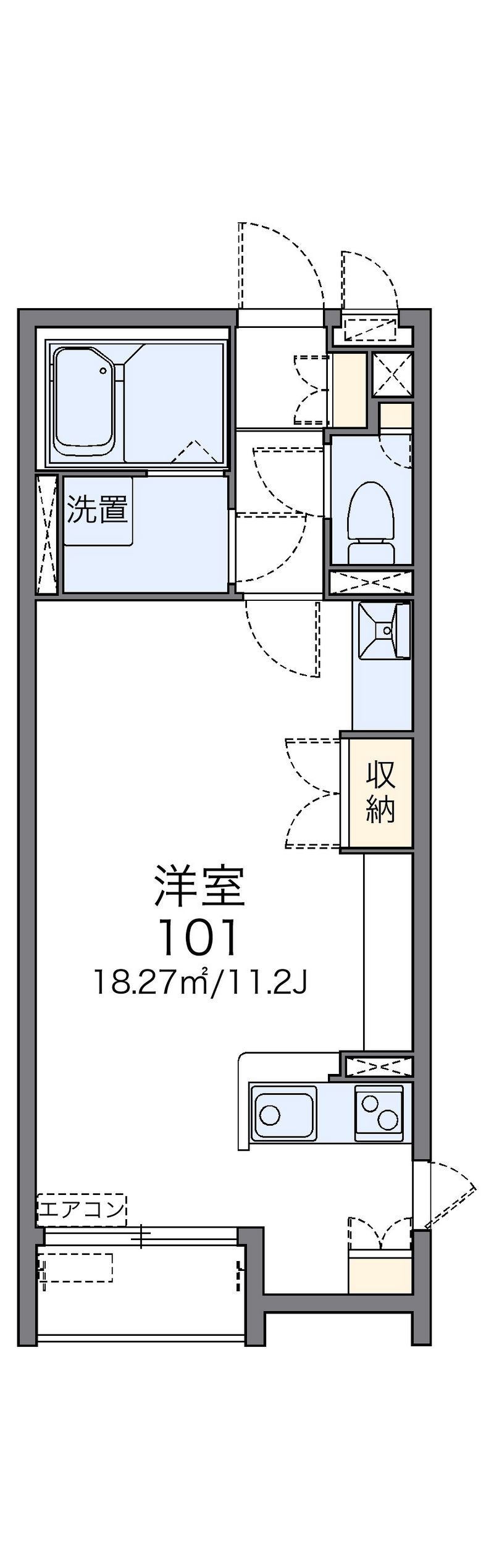 レオネクストさくら 間取図