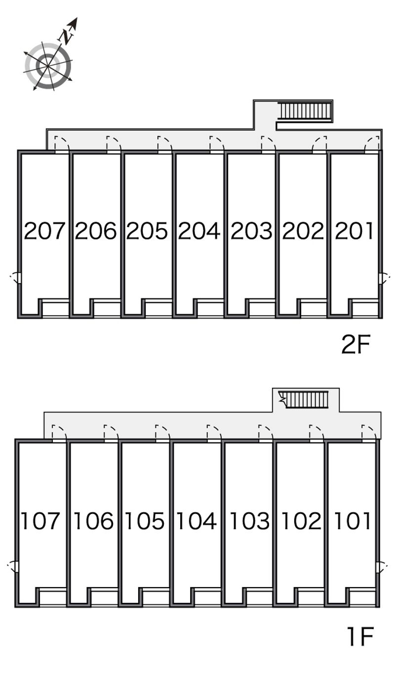 レオネクストヴィラージュ 間取り配置図