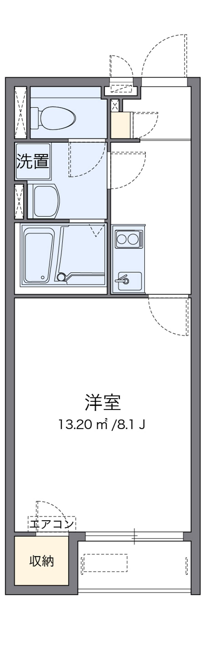 クレイノＷａｖｅＩｍｐａｃｔⅢ 間取図