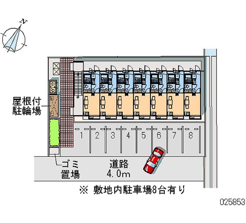 25853月租停車場