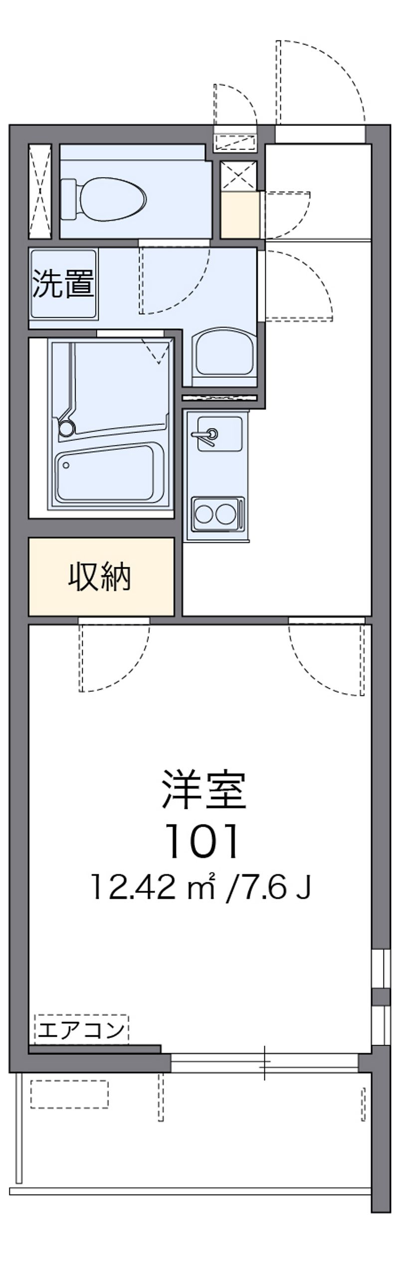 クレイノフォレスト磯子 間取図