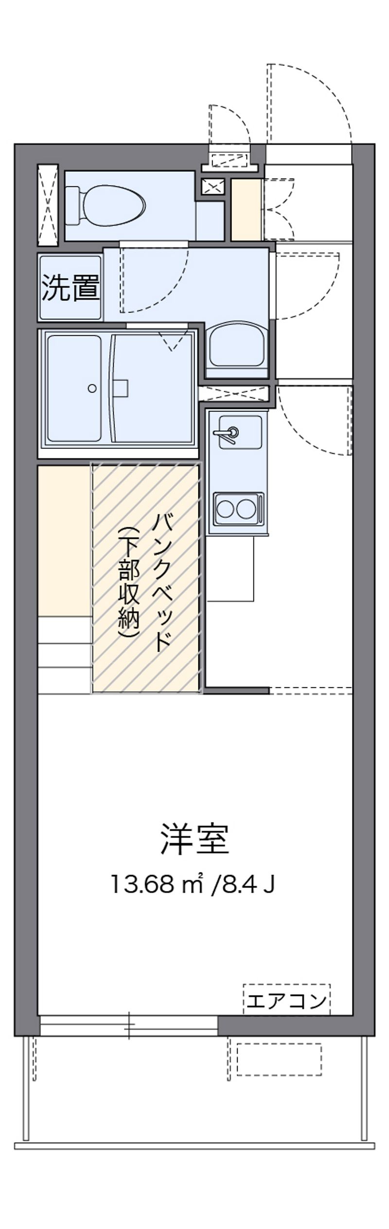 ミランダＫＲＯＮＯＳ 間取図