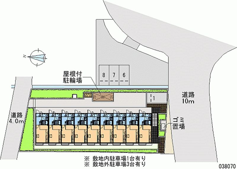レオパレスＦＵＴＵＲＥ３０ 区画図
