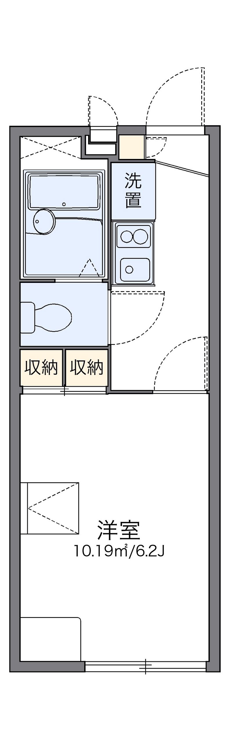 レオパレスボルツアーノ 間取図
