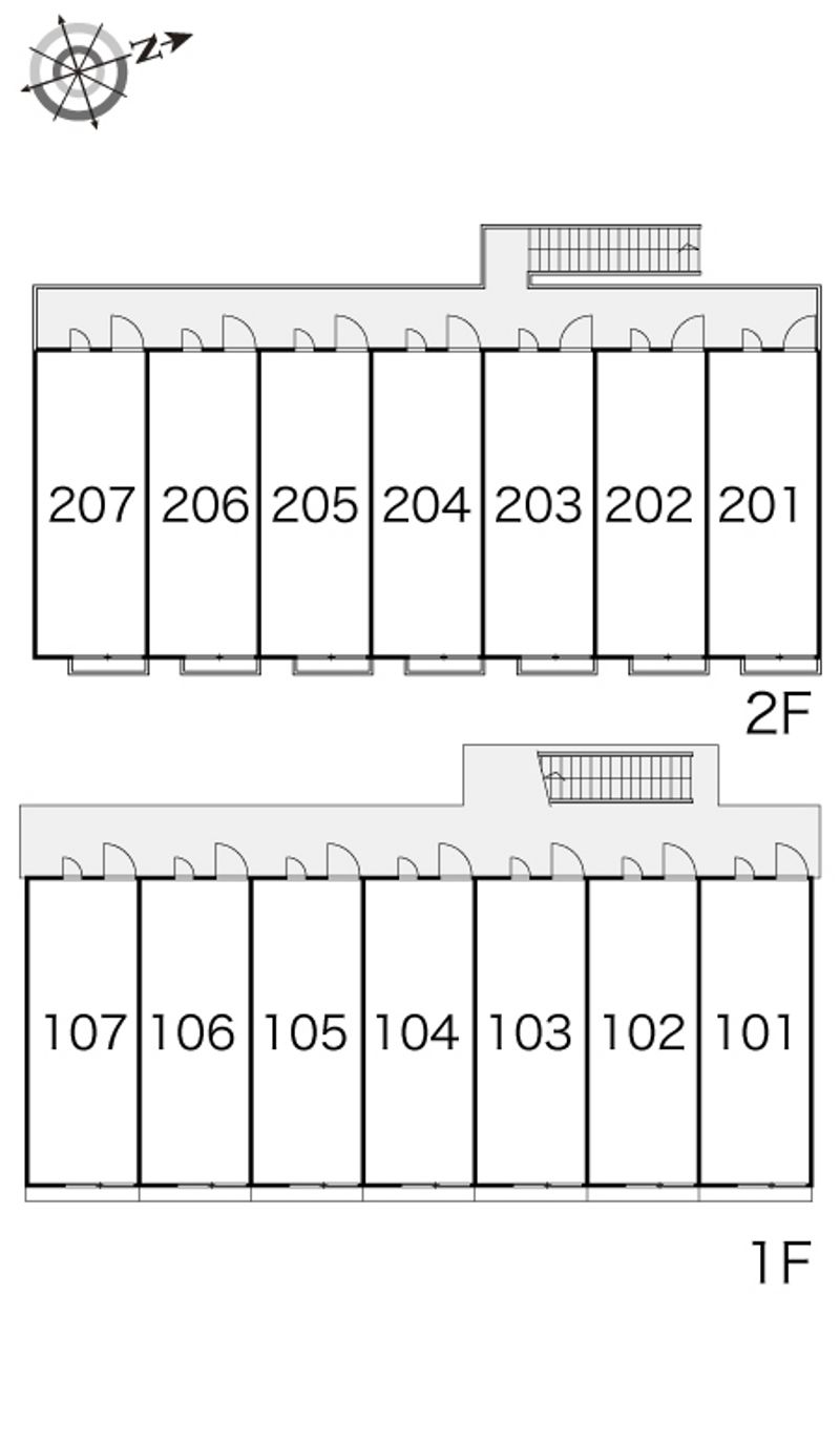 レオパレス豊島北 間取配置図