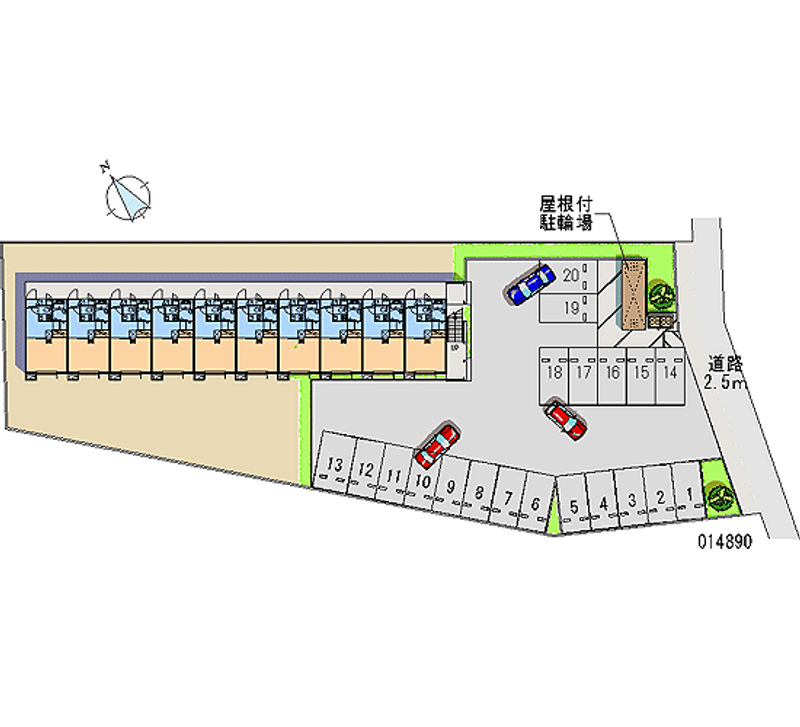 レオパレスソレイユ 月極駐車場