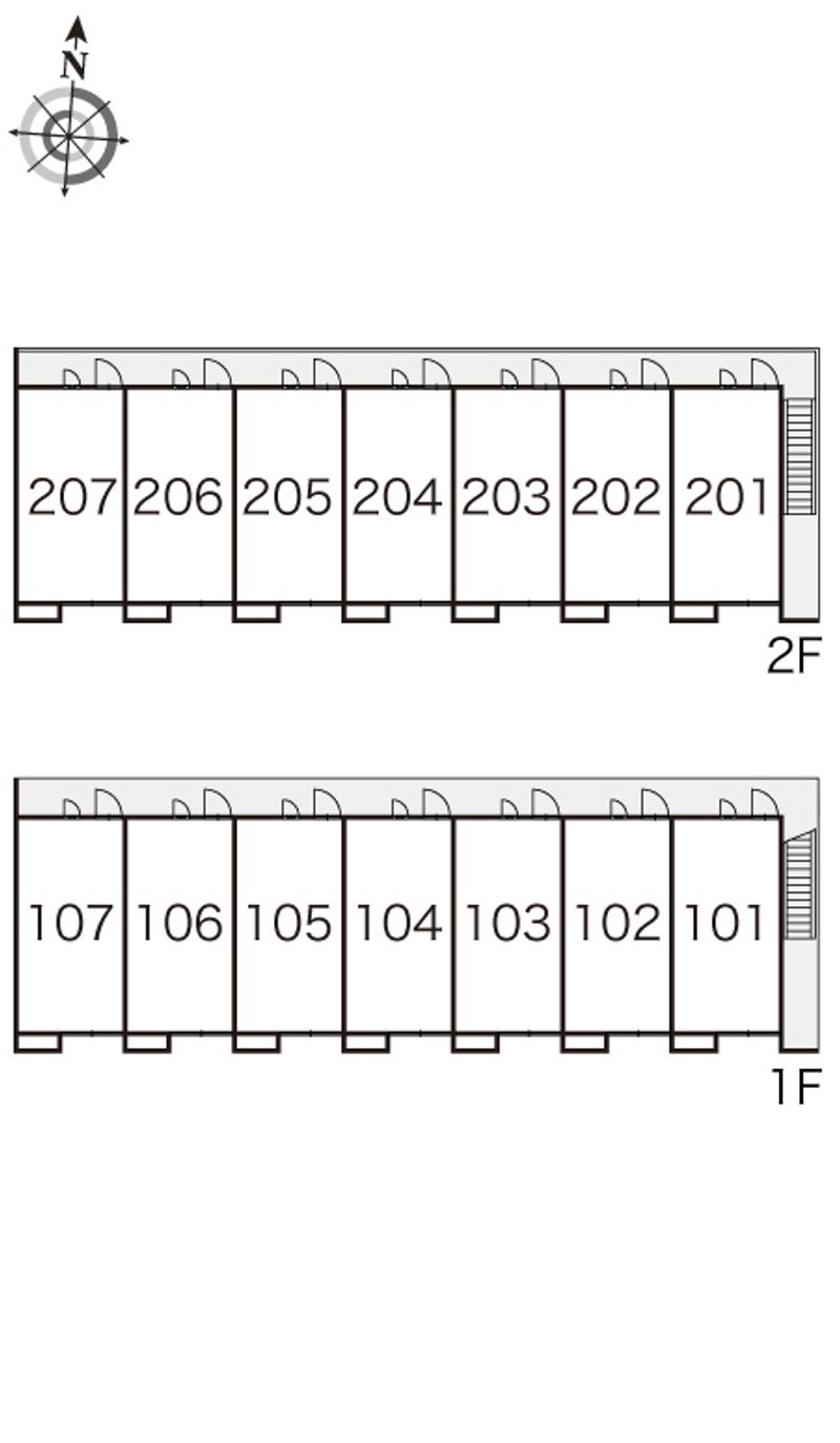 レオパレスサニーハイツ 間取配置図