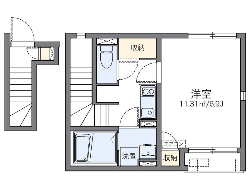 レオネクストフレンズ 間取図