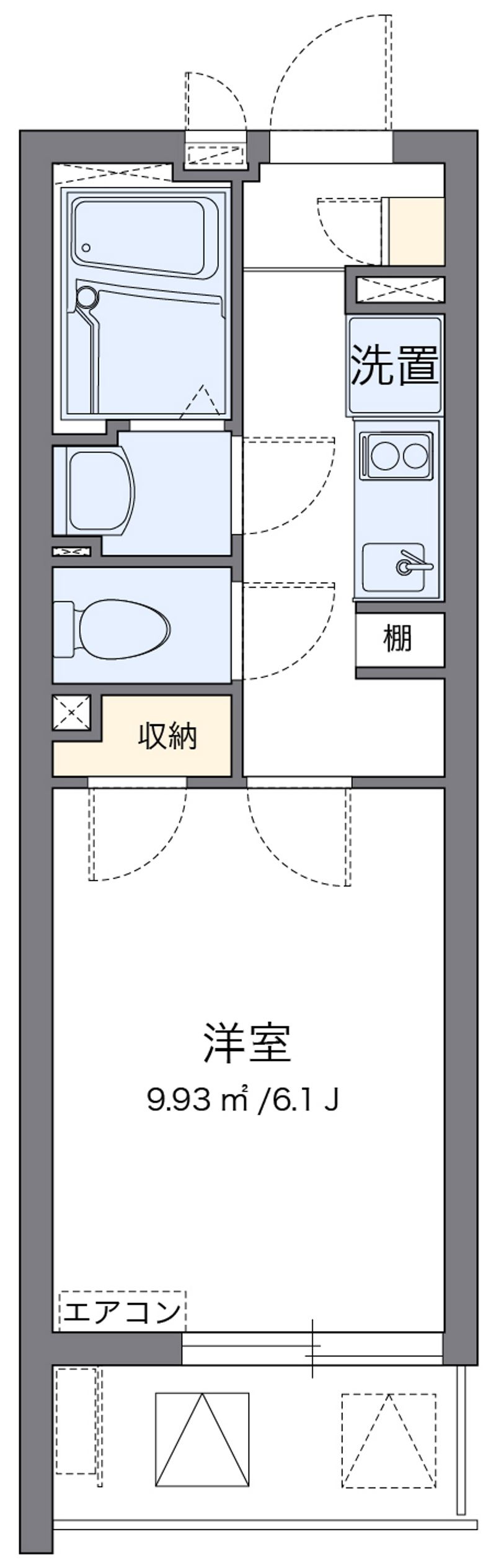 クレイノ西川口 間取り