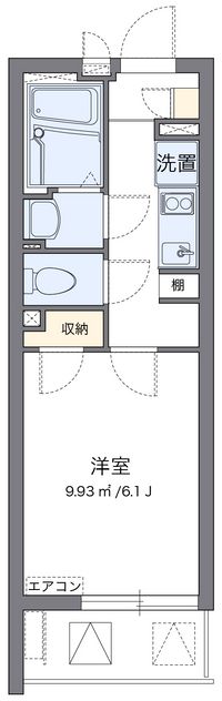 クレイノ西川口 間取り図