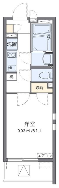 クレイノプレミール蕨 間取り図