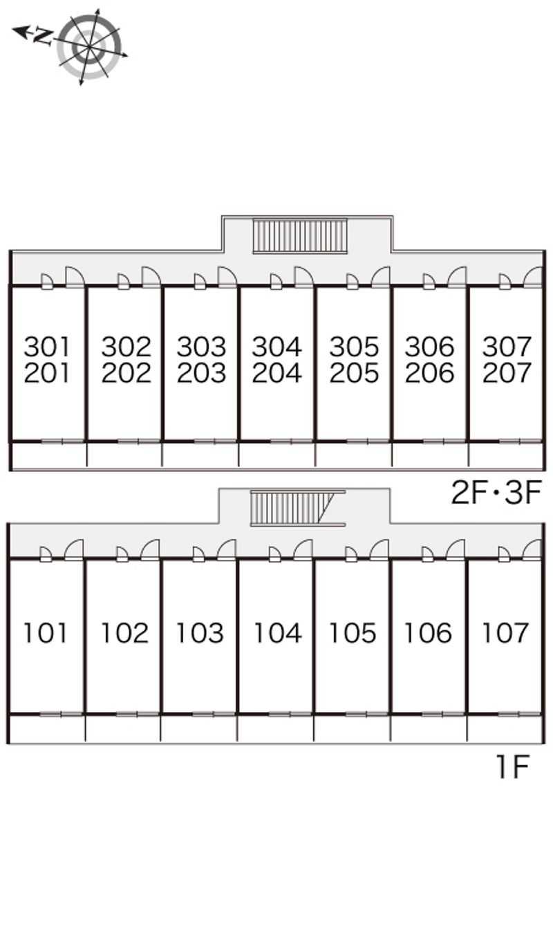 レオパレスｃｏｍｆｏｒｔ 間取配置図
