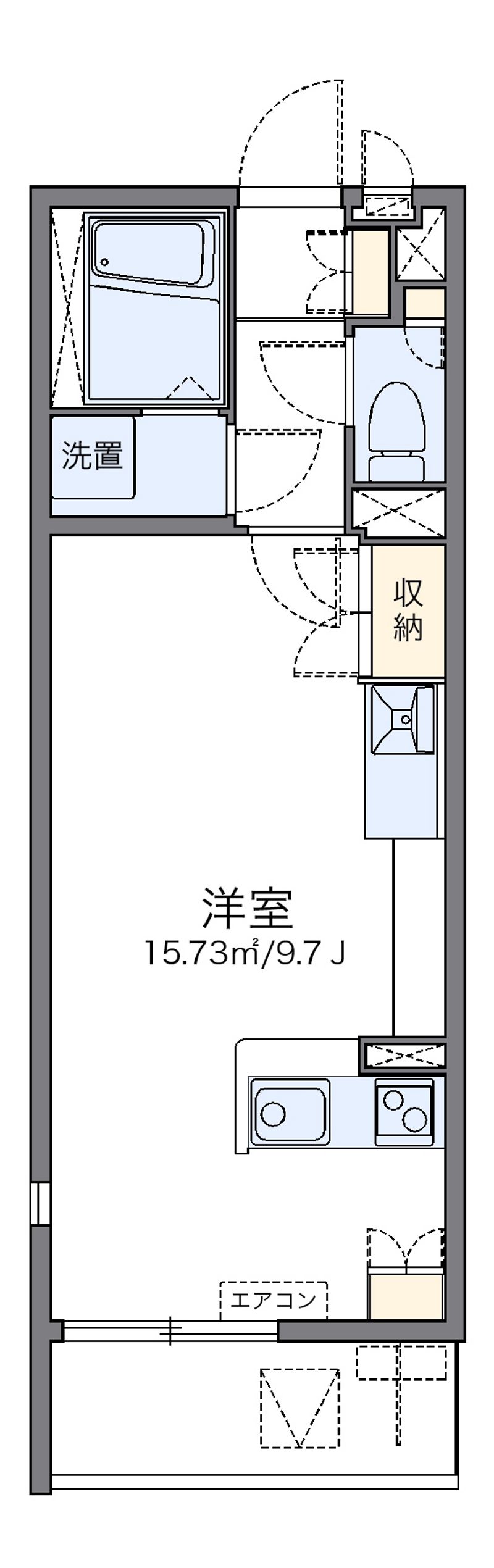 LEONEXT Crest Yumemigasaki Floor plan