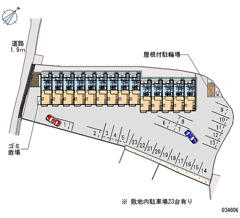 34606 Monthly parking lot