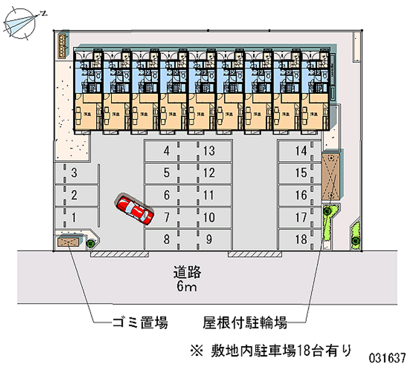 31637 Monthly parking lot