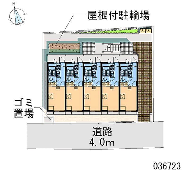 レオパレスルーチェ 区画図