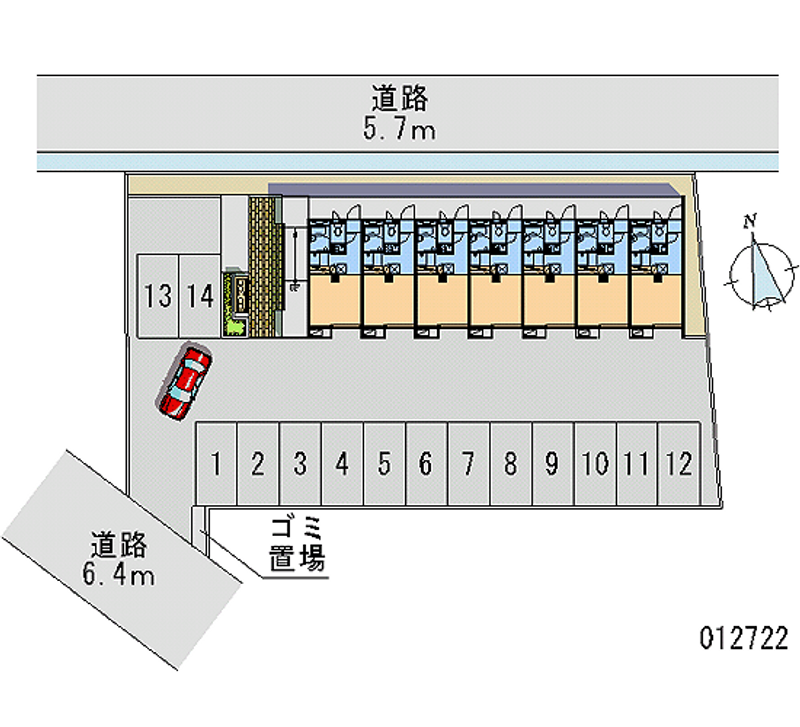 レオパレスサンシャイン 駐車場
