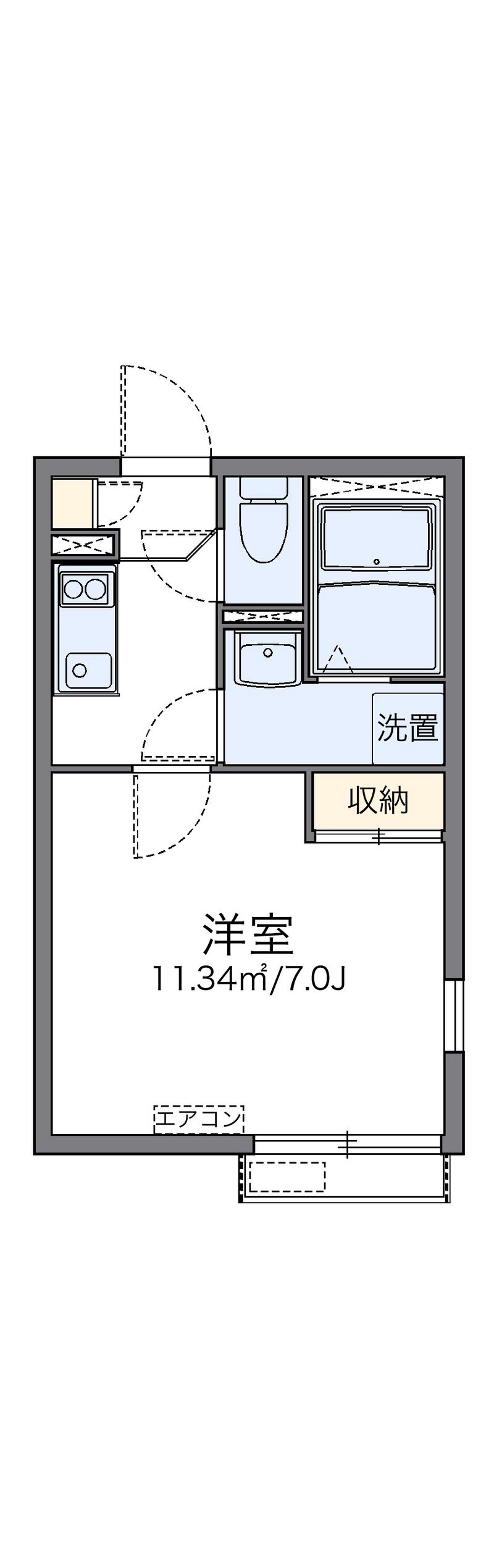 レオネクストアスカ 間取図