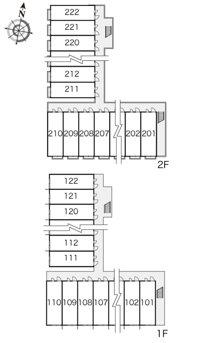 レオパレスＨＡＹＡ 間取配置図