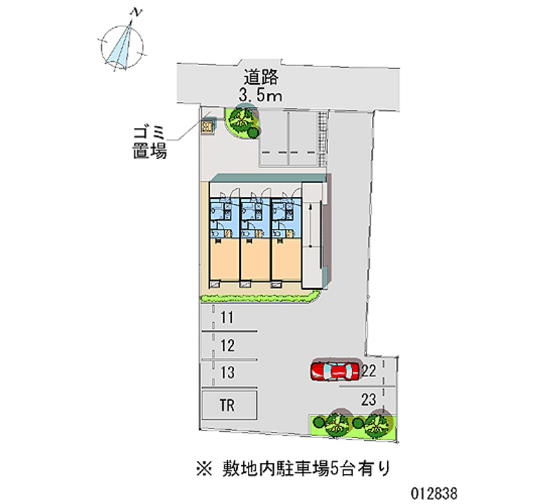 レオパレスＲｕｈｅ 月極駐車場