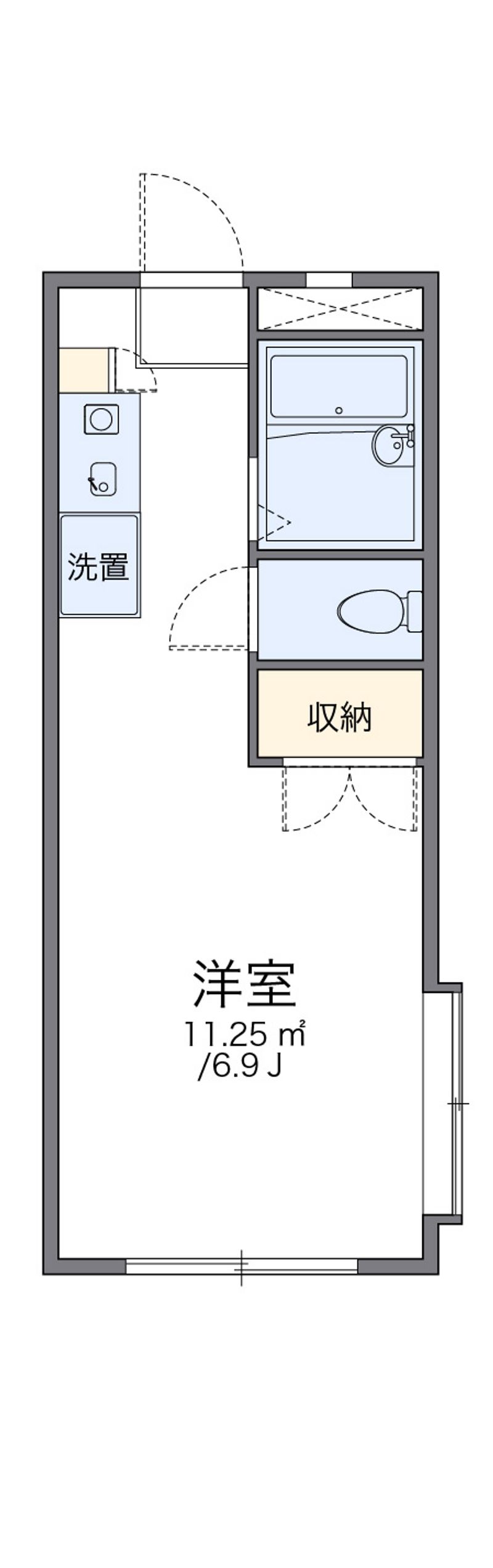 レオパレスＡＮＮＥＸ新川崎 間取図