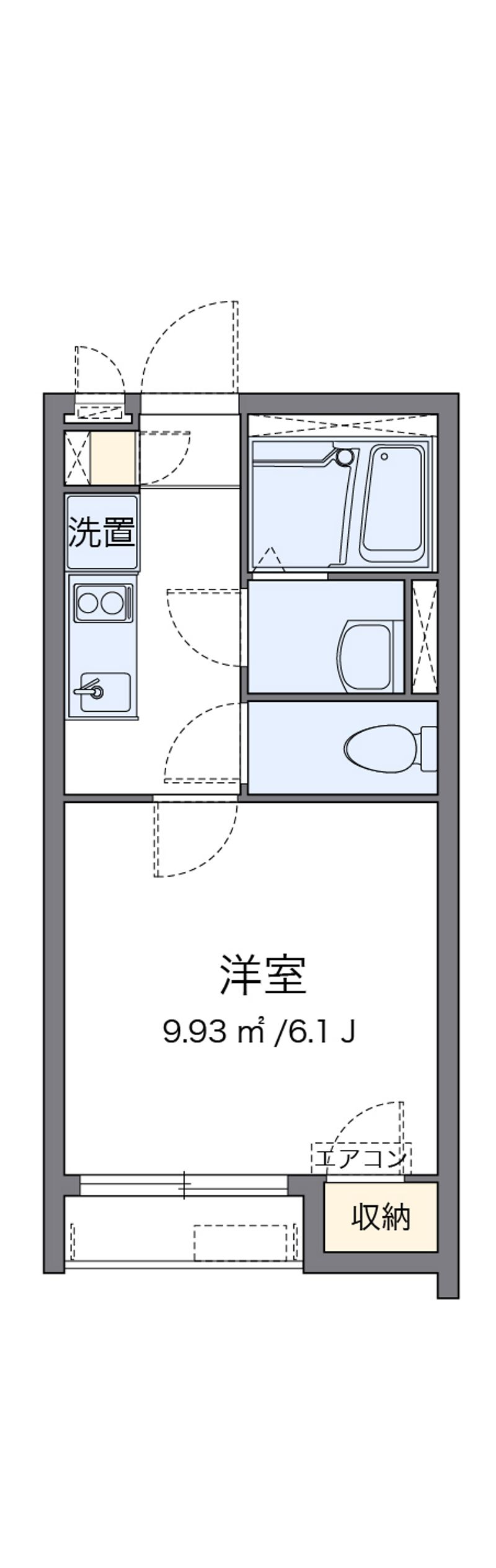 クレイノハイツヨシモト 間取図