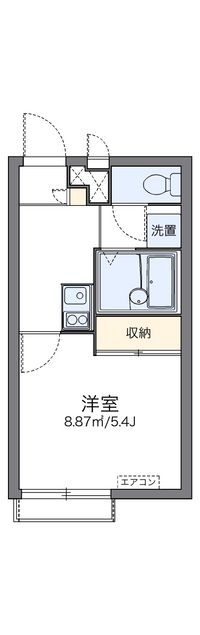 レオパレスウィンゴ 間取り図