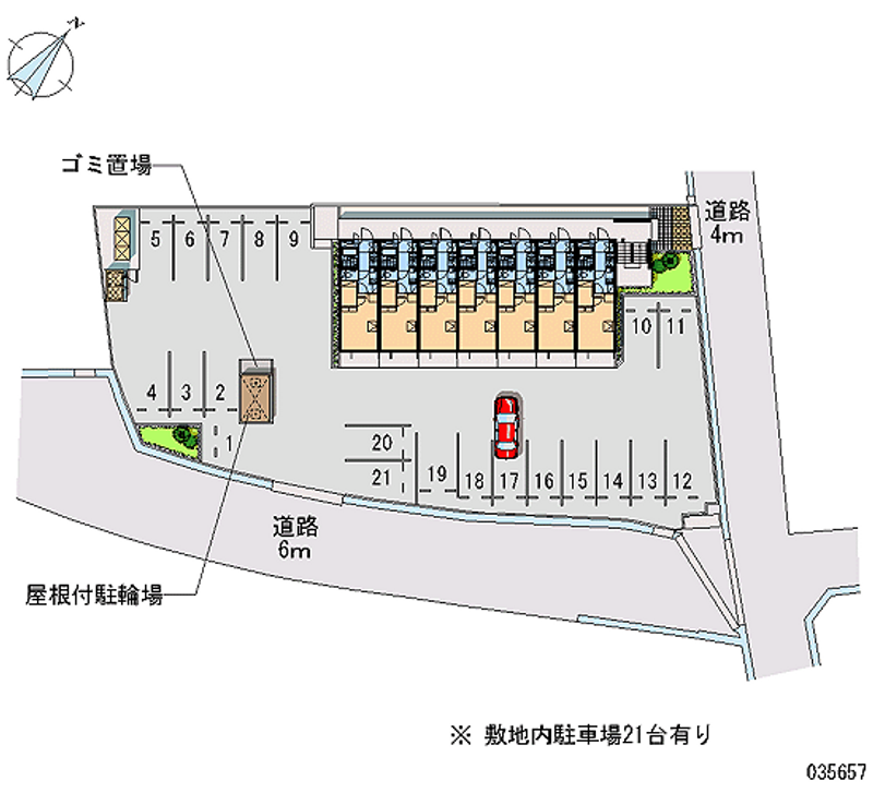 35657 Monthly parking lot