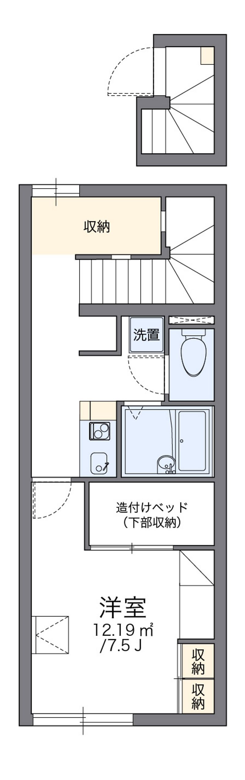 レオパレスＡＱＵＡ 間取図