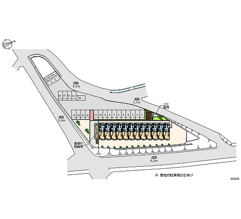 20240 Monthly parking lot