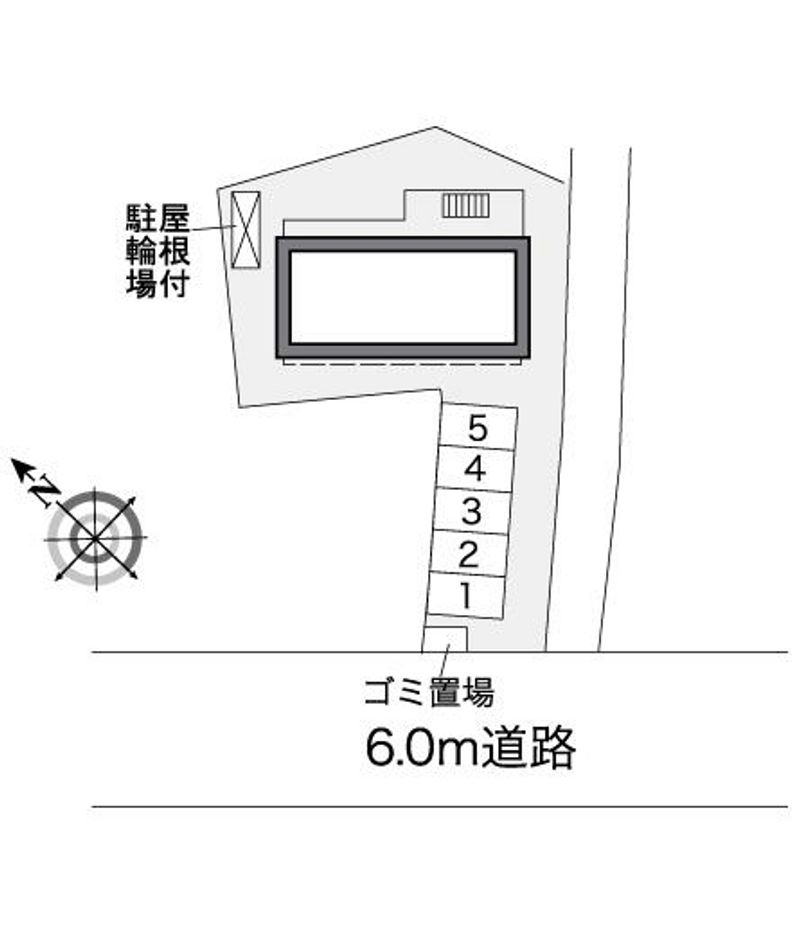 レオパレス安里駅前 配置図