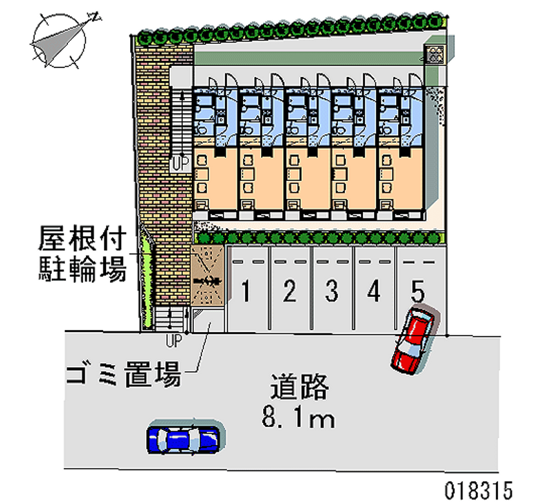 レオパレスルミエール 区画図