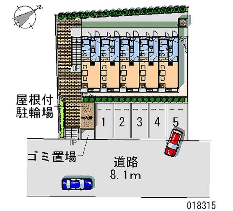 レオパレスルミエール 月極駐車場