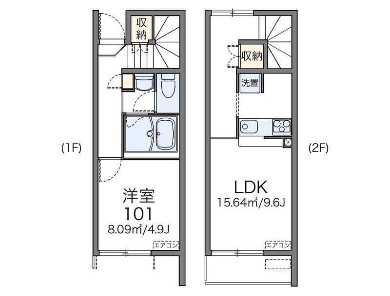 レオネクストｓｕｚｕｋｉ 間取図