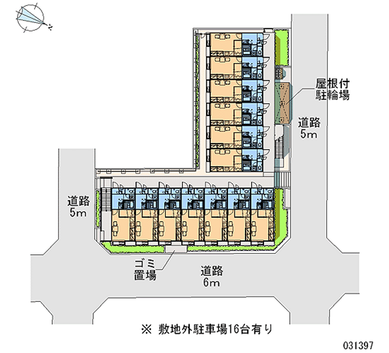 レオパレスＧａｒｄｅｎ 月極駐車場