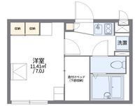 レオパレス竹 間取り図