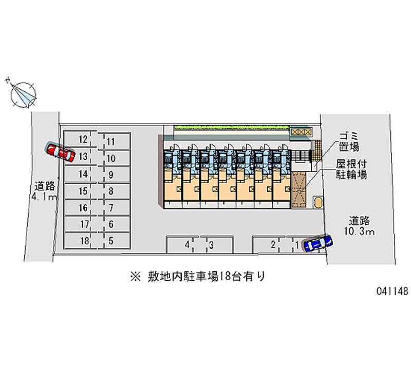 41148 Monthly parking lot