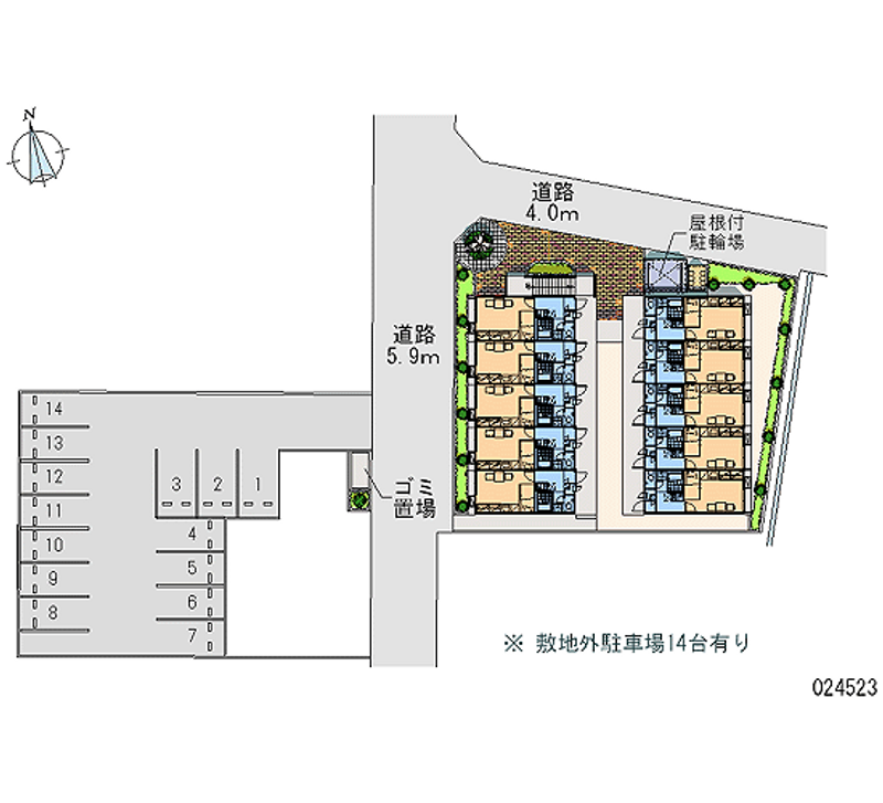 24523月租停車場