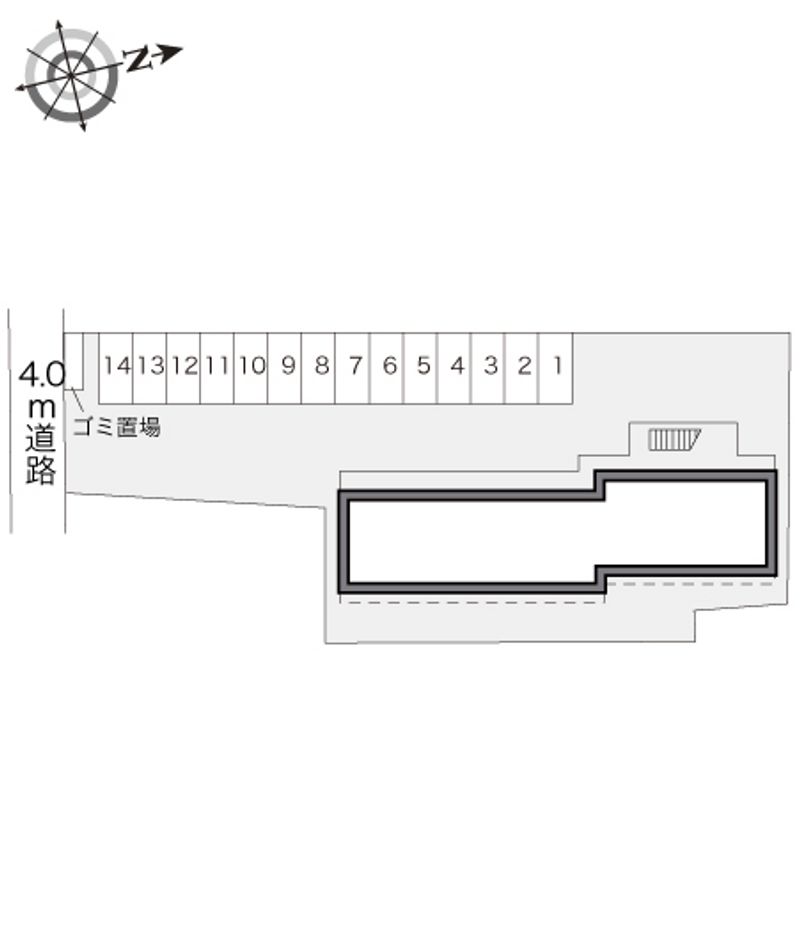 レオパレス信濃 配置図