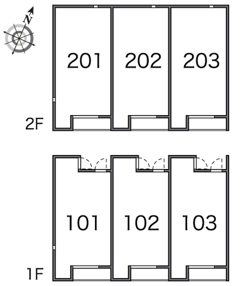 レオネクストＥＮＩＳＨＩ 間取り配置図
