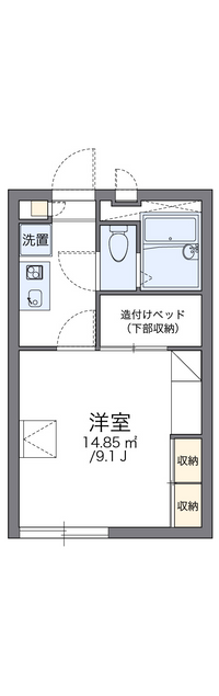 レオパレスＹｏｕ−２ 間取り図