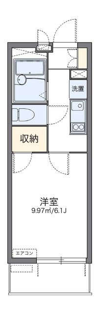 レオパレスセードル 間取り図