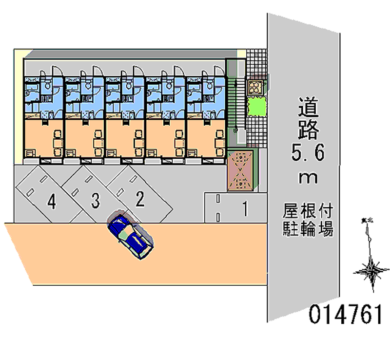 レオパレスＳＯＲＡＩ２０００ 月極駐車場