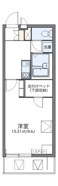 レオパレスコスモＭＫ 間取り図