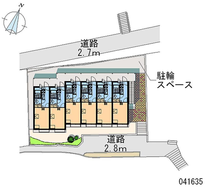 レオパレスあすなろ 区画図
