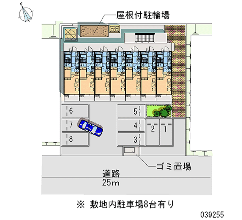レオパレスサンライツ 区画図