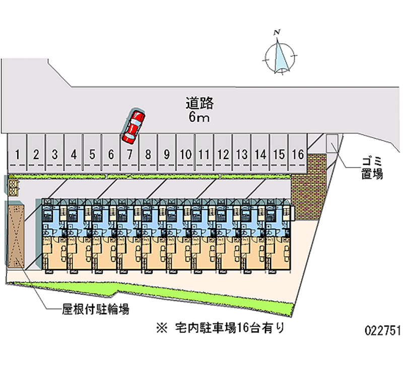 22751 Monthly parking lot