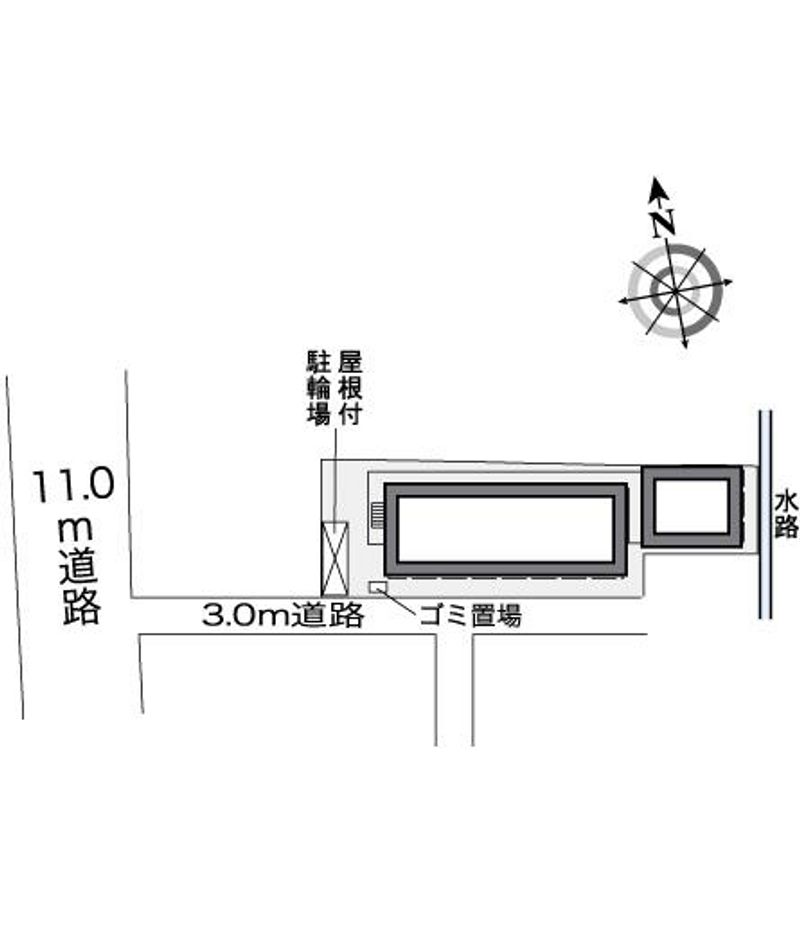 レオパレスＨＭ 配置図