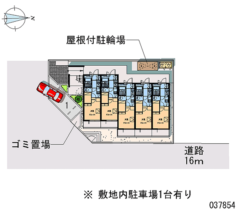 レオパレスグリーンプラザ湘南 区画図