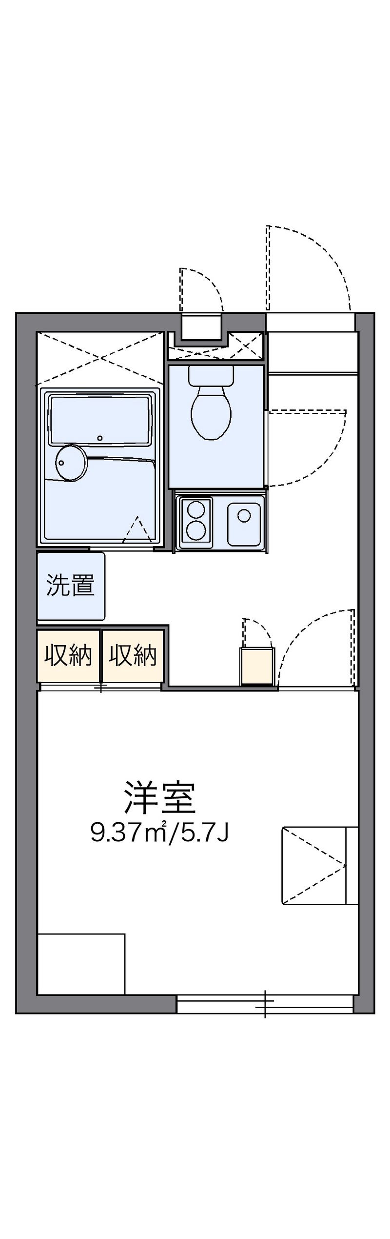 レオパレスそら 間取図
